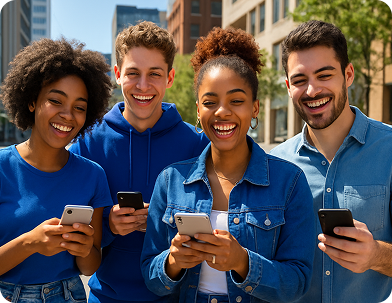 Clientes satisfeitos com o crédito KSK + TIM